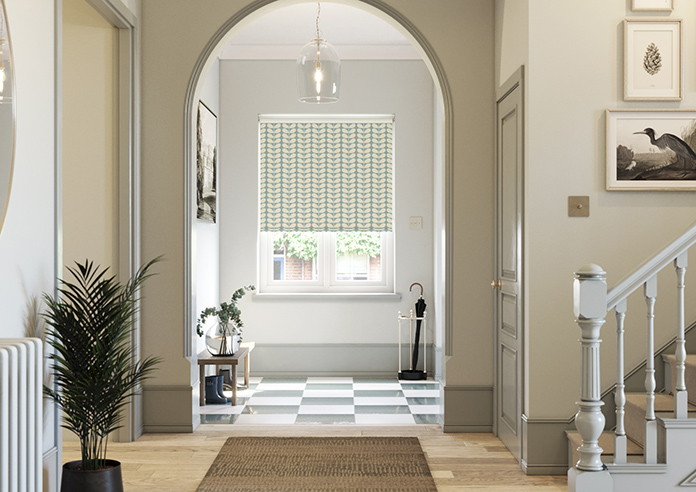 Orla Kiely Solid Stem, Duckegg - Roller Blind - Image 3